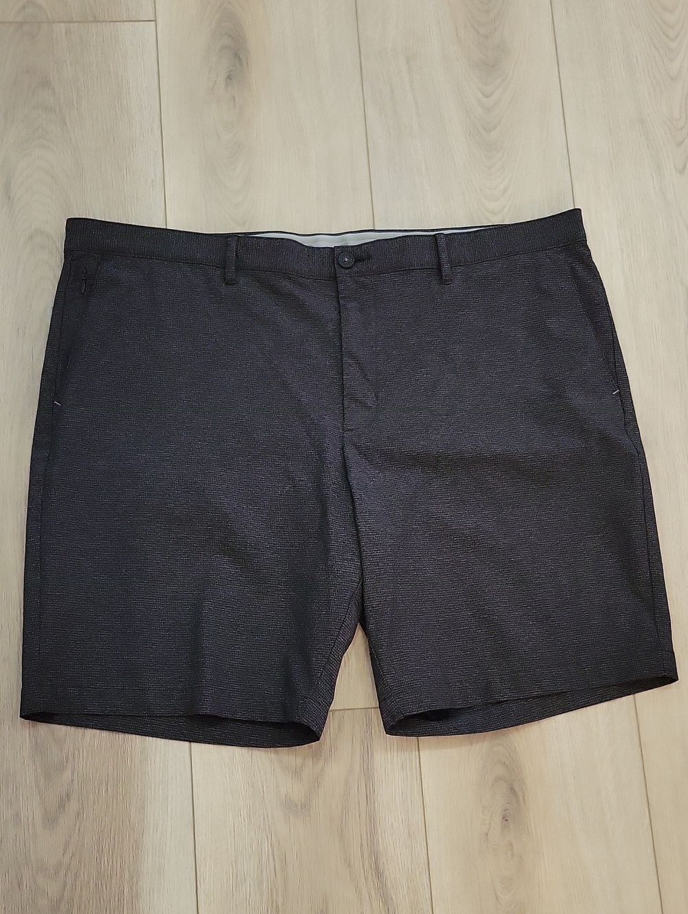 Tommy Bahama Black Flat Front Performance Shorts
